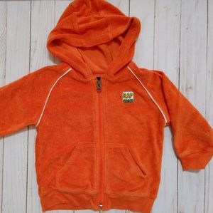 Baby GAP french terry hooded zip jacket